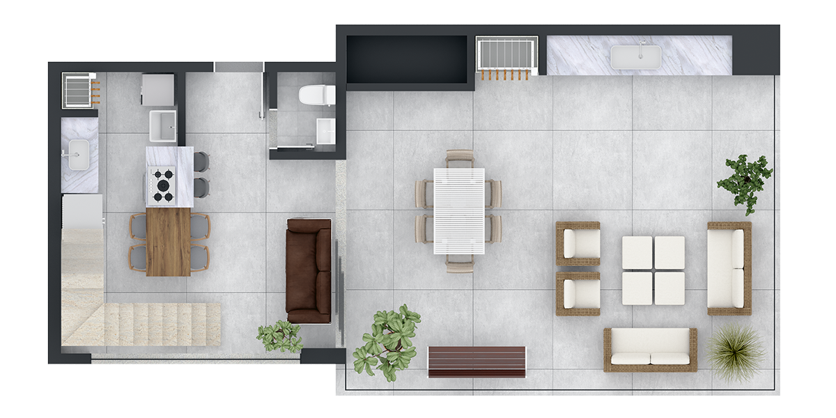 Imagem da Planta - Residencial 703