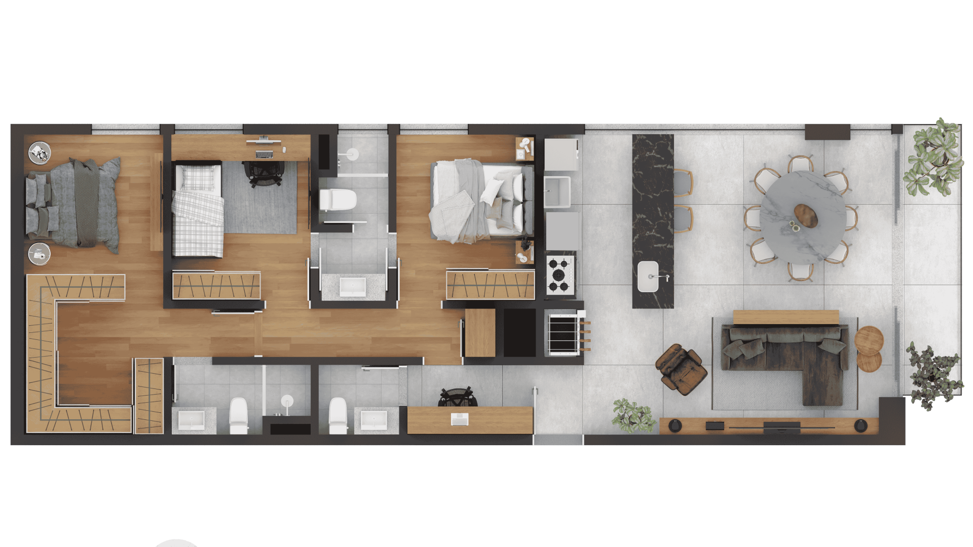 Imagem da Planta - Residencial 1801