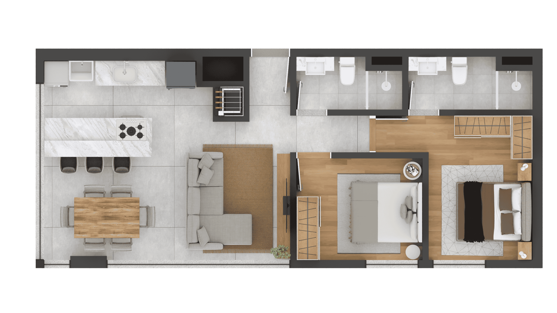 Imagem da Planta - Residencial 1303