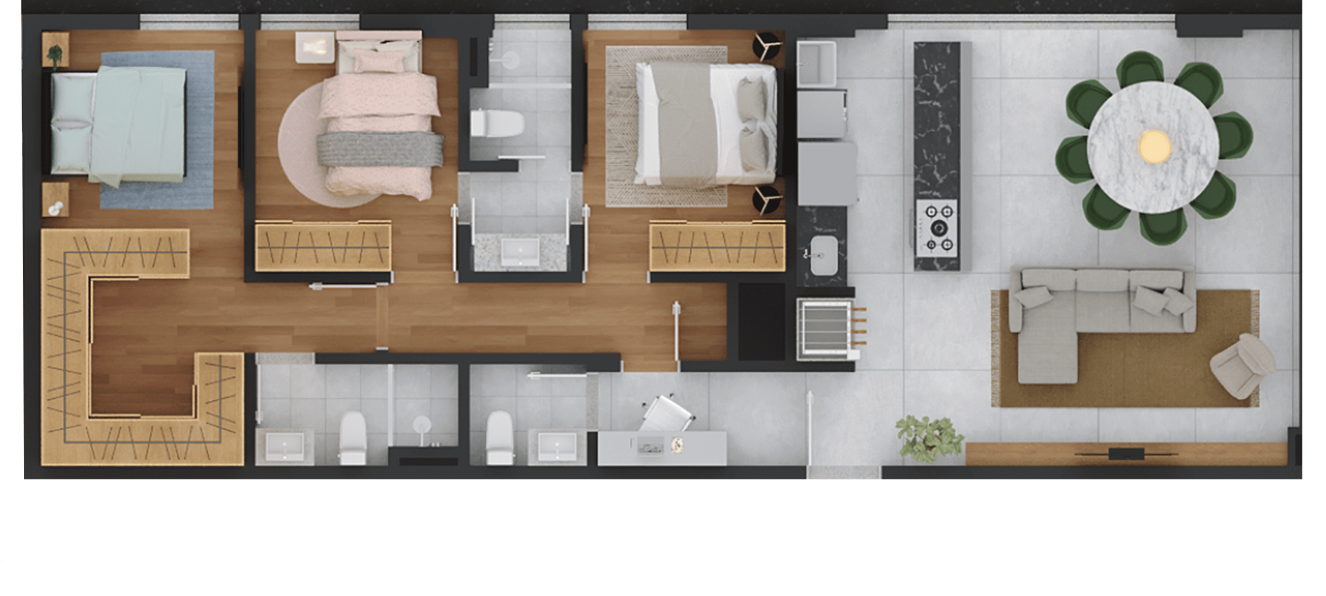 Imagem da Planta - Residencial 801